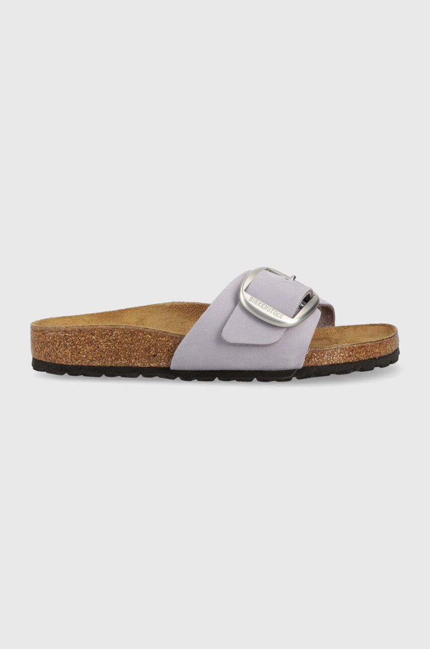 Birkenstock papucs velúrból Madrid Big Buckle - Pepit.hu