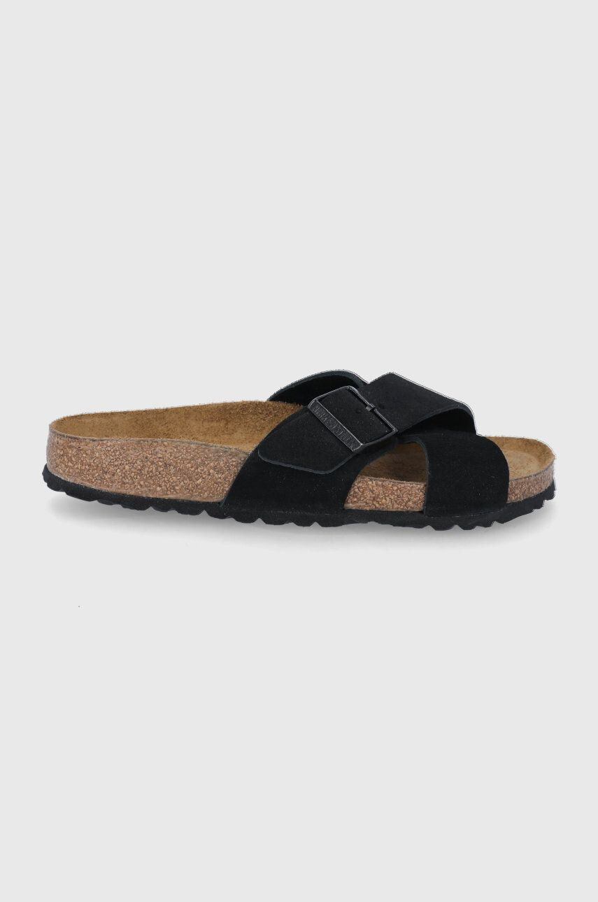 Birkenstock papucs velúrból Siena - Pepit.hu