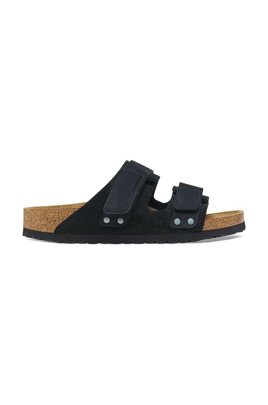 Birkenstock papucs velúrból Uji fekete női 1024810 - Pepit.hu