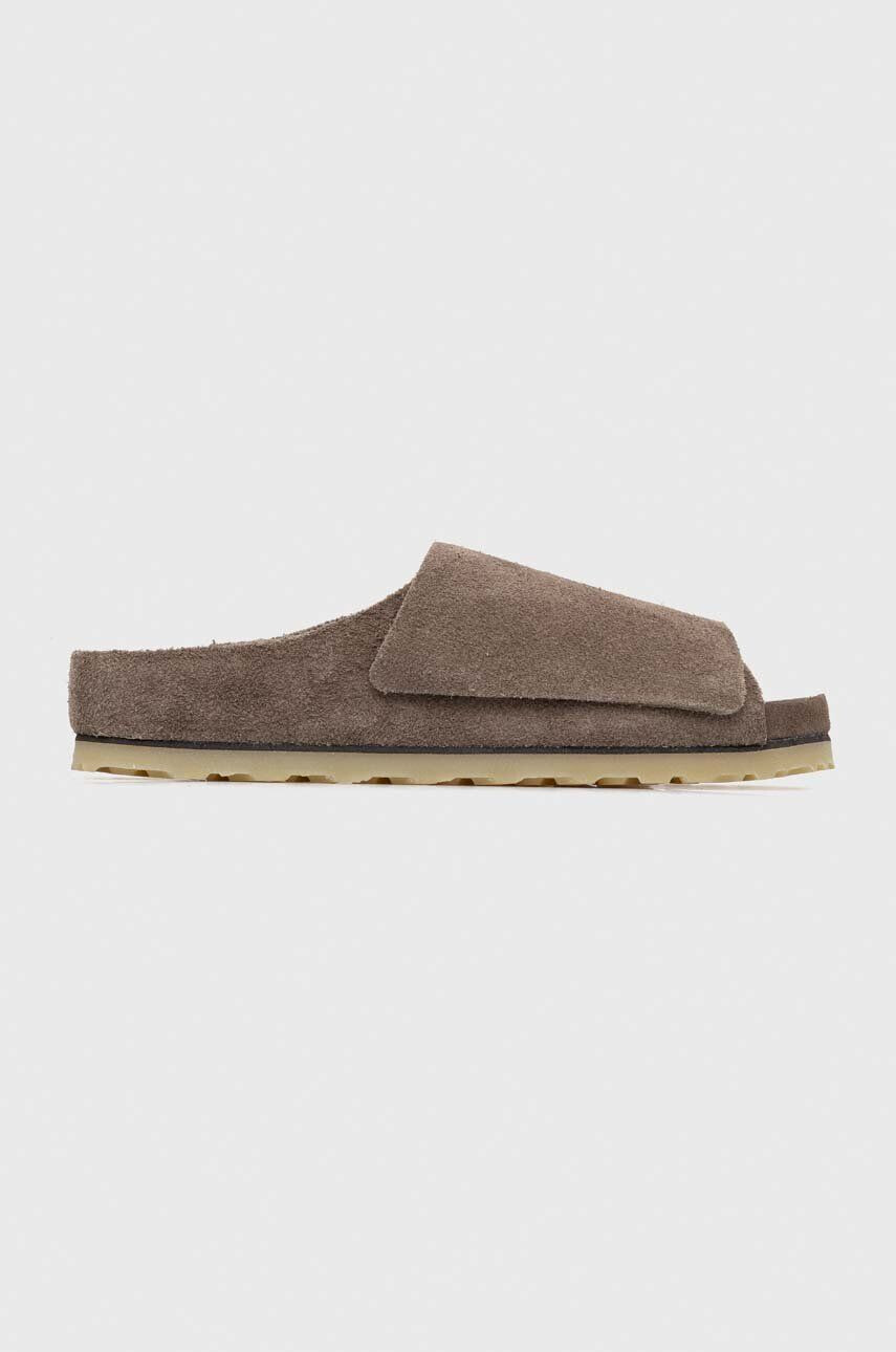 Birkenstock papucs velúrból x Fear Of God szürke férfi - Pepit.hu