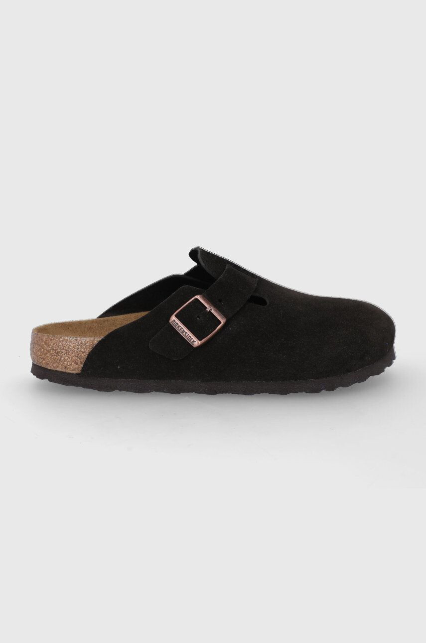 Birkenstock velúr papucs Boston rózsaszín - Pepit.hu