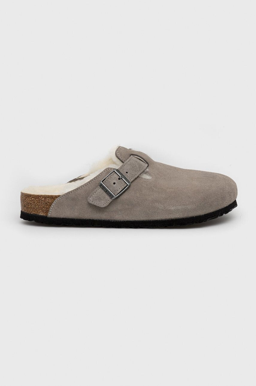 Birkenstock velúr papucs Boston Shearling - Pepit.hu