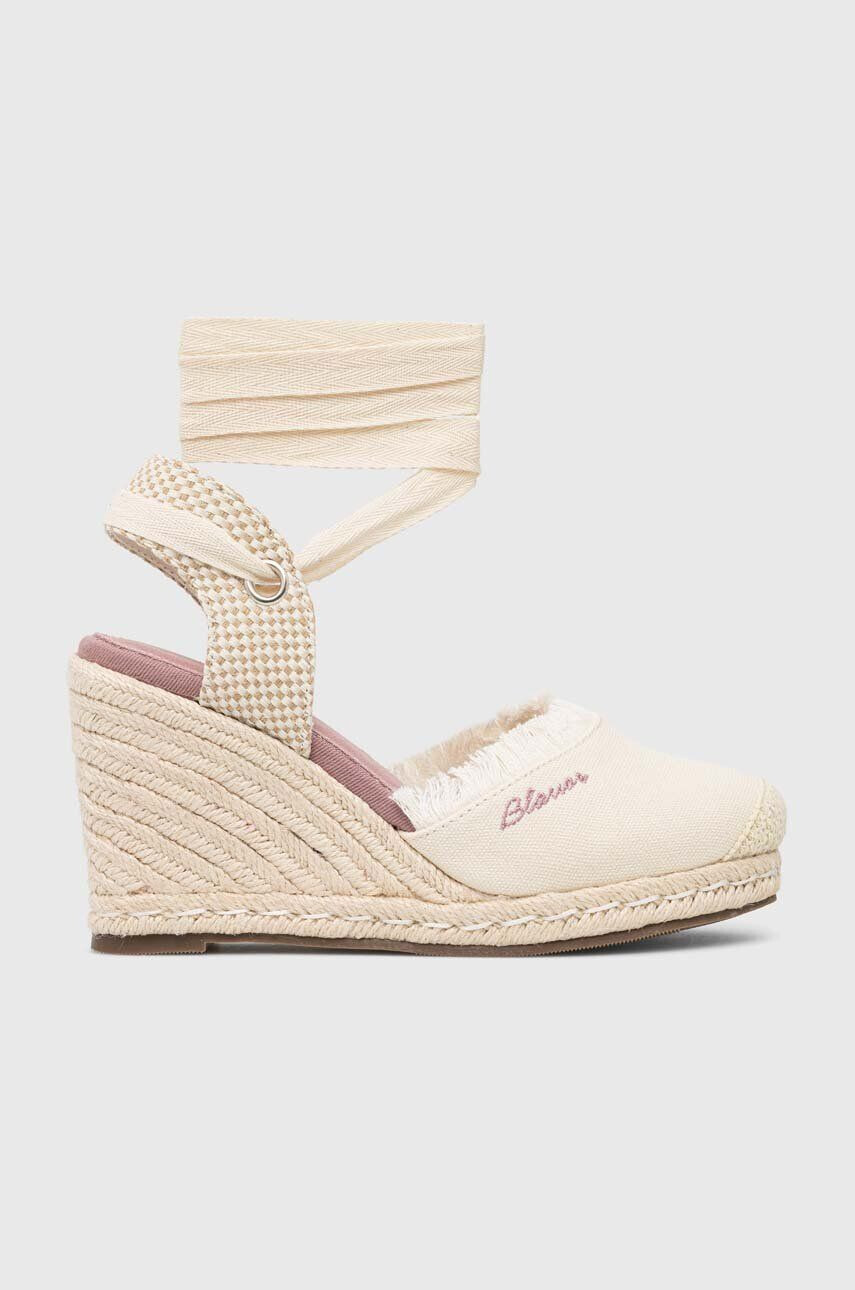 Blauer espadrilles Wells bézs éksarkú S3WELLS01 - Pepit.hu