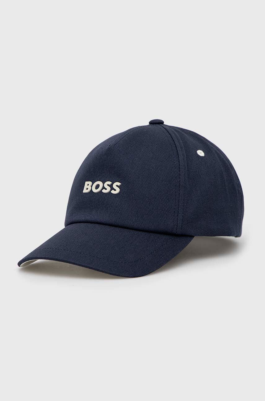 Boss Orange BOSS pamut baseball sapka BOSS CASUAL fekete nyomott mintás - Pepit.hu