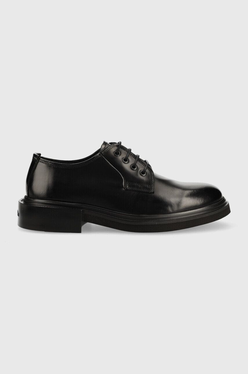 Calvin Klein bőr félcipő Lace Up Derby - Pepit.hu