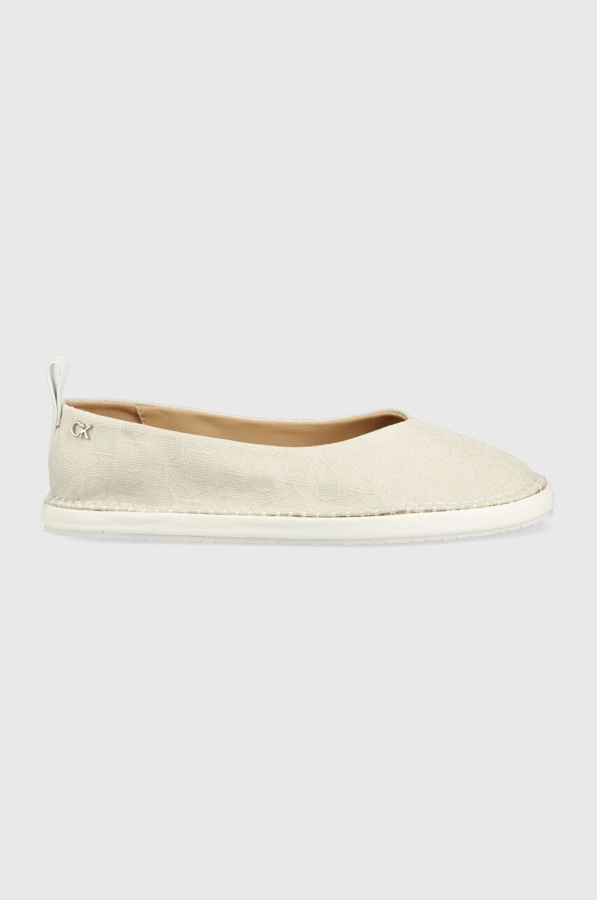 Calvin Klein espadrilles Espadrille bézs - Pepit.hu