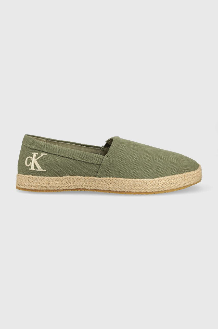 Calvin Klein Jeans espadrilles Espadrille zöld - Pepit.hu