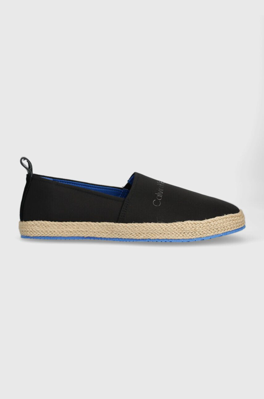 Calvin Klein Jeans espadrilles ESPARILLE INST fekete YM0YM00655 - Pepit.hu