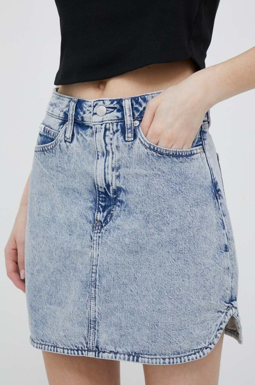 Calvin Klein Jeans farmer szoknya mini harang alakú - Pepit.hu