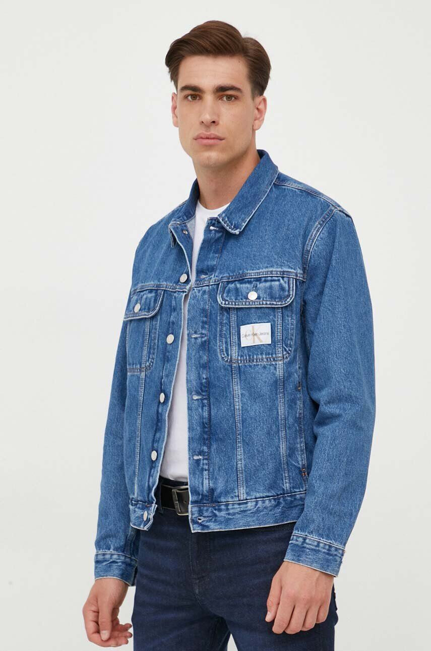 Calvin Klein Jeans farmerdzseki férfi átmeneti oversize - Pepit.hu