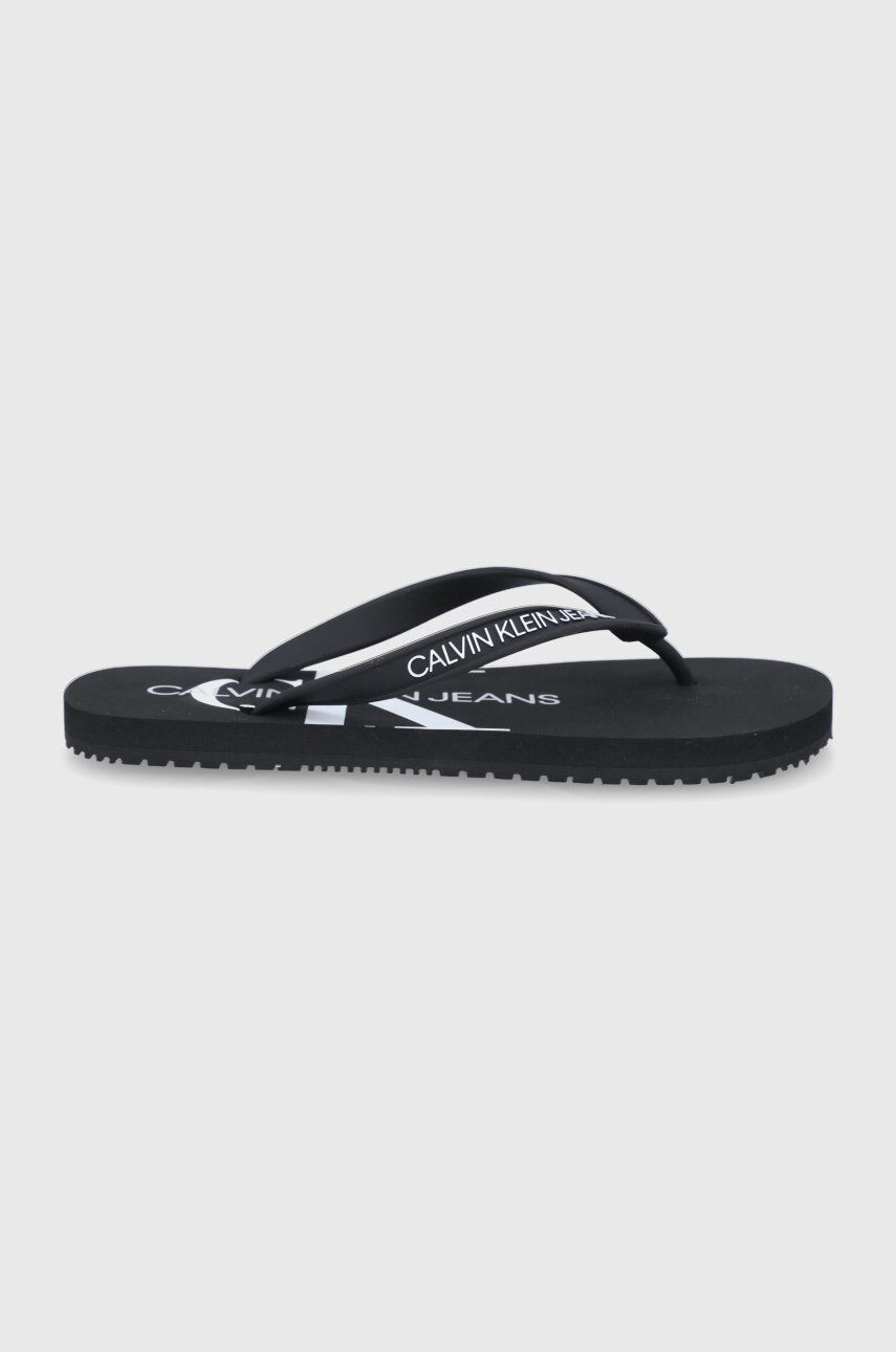 Calvin Klein Jeans flip-flop fekete női lapos talpú - Pepit.hu