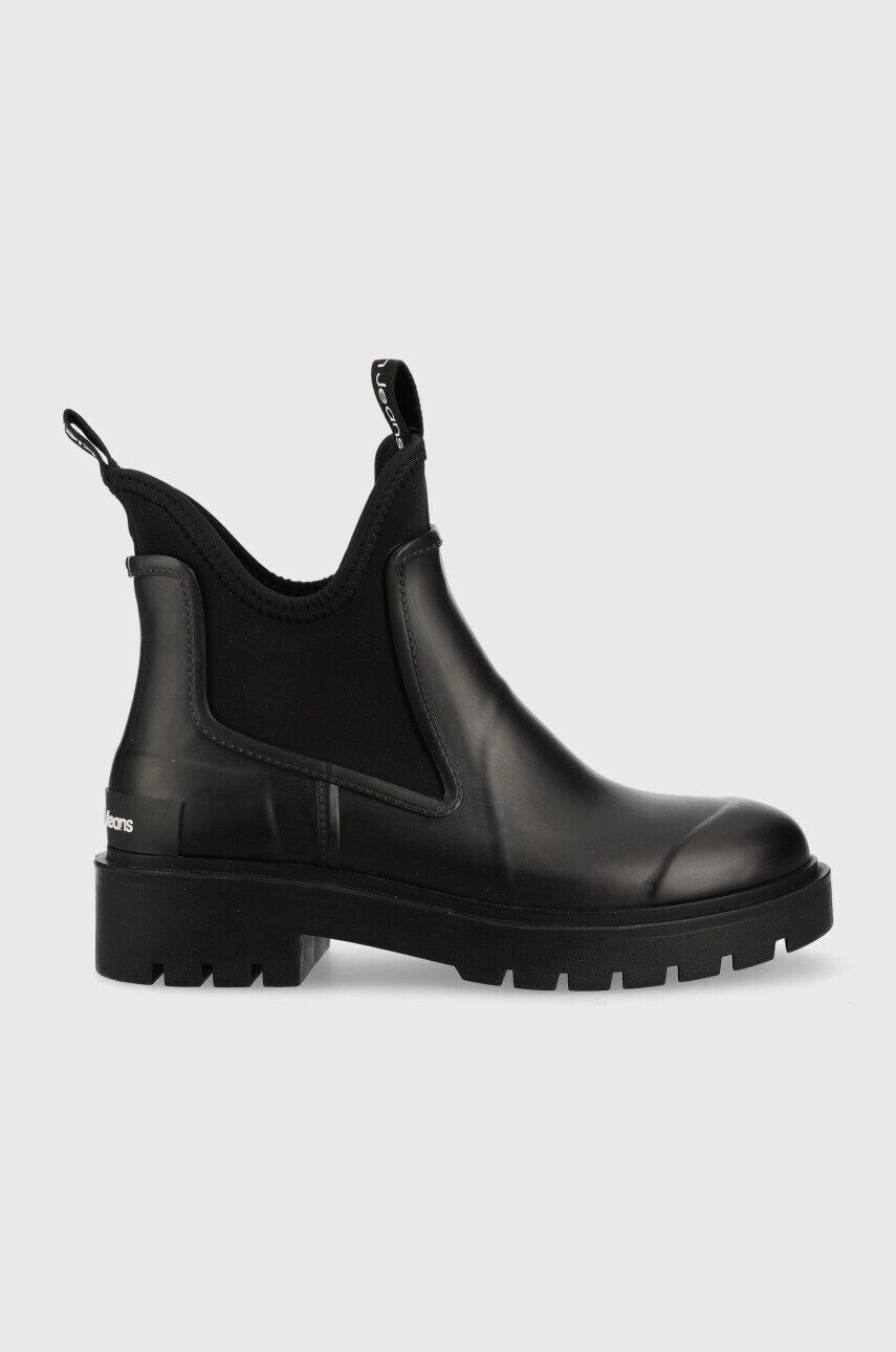 Calvin Klein Jeans gumicsizma Yw0yw01034 Bds Chelsea Rain Boots fekete női - Pepit.hu