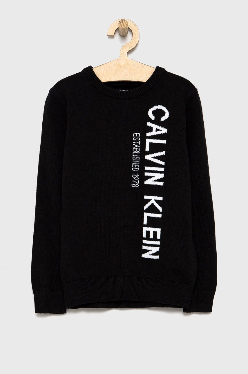 Calvin Klein Jeans gyerek pamut pulóver - Pepit.hu