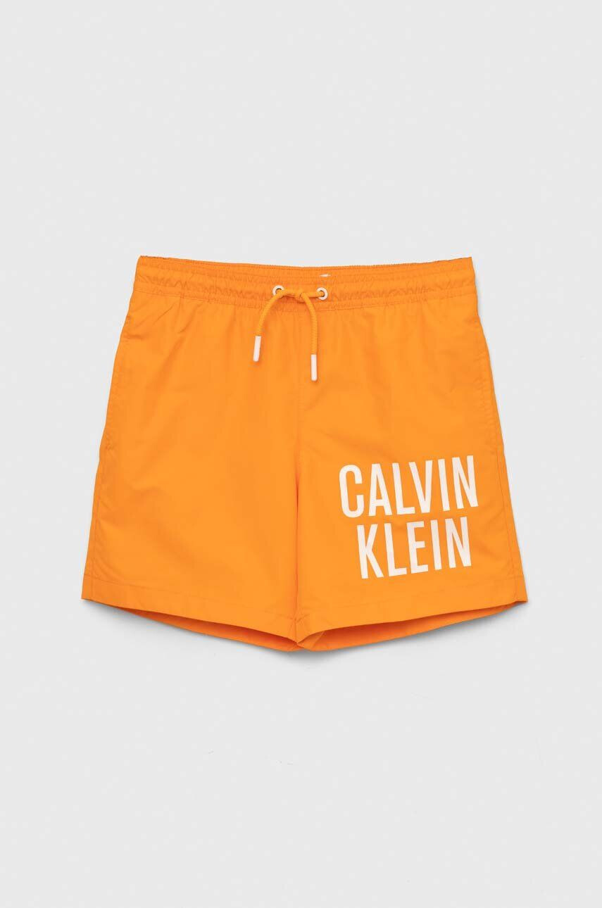 Calvin Klein Jeans gyerek úszó rövidnadrág narancssárga - Pepit.hu