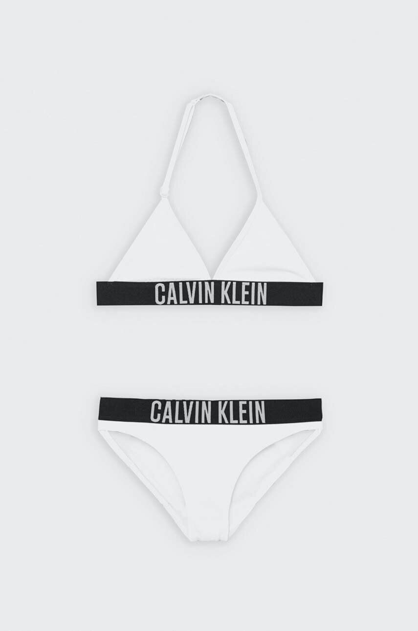 Calvin Klein Jeans kétrészes gyerek fürdőruha fehér - Pepit.hu