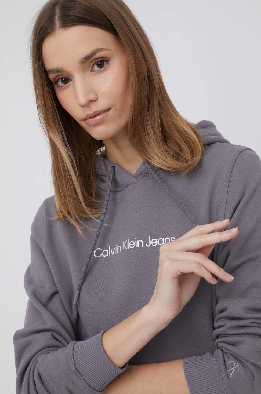 Calvin Klein Jeans pamut melegítőfelső narancssárga férfi sima - Pepit.hu