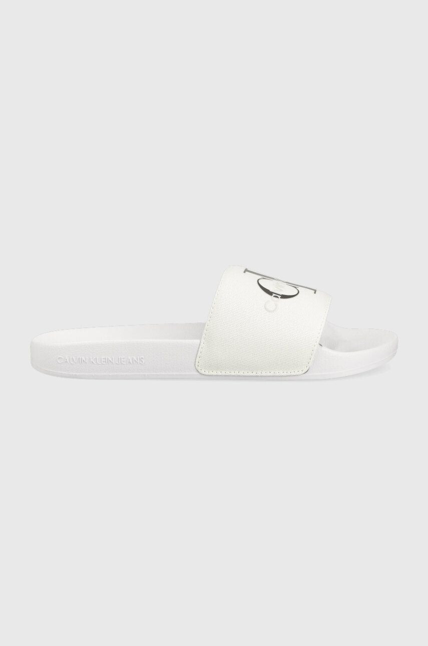 Calvin Klein Jeans papucs SLIDE MONOGRAM CO narancssárga férfi - Pepit.hu