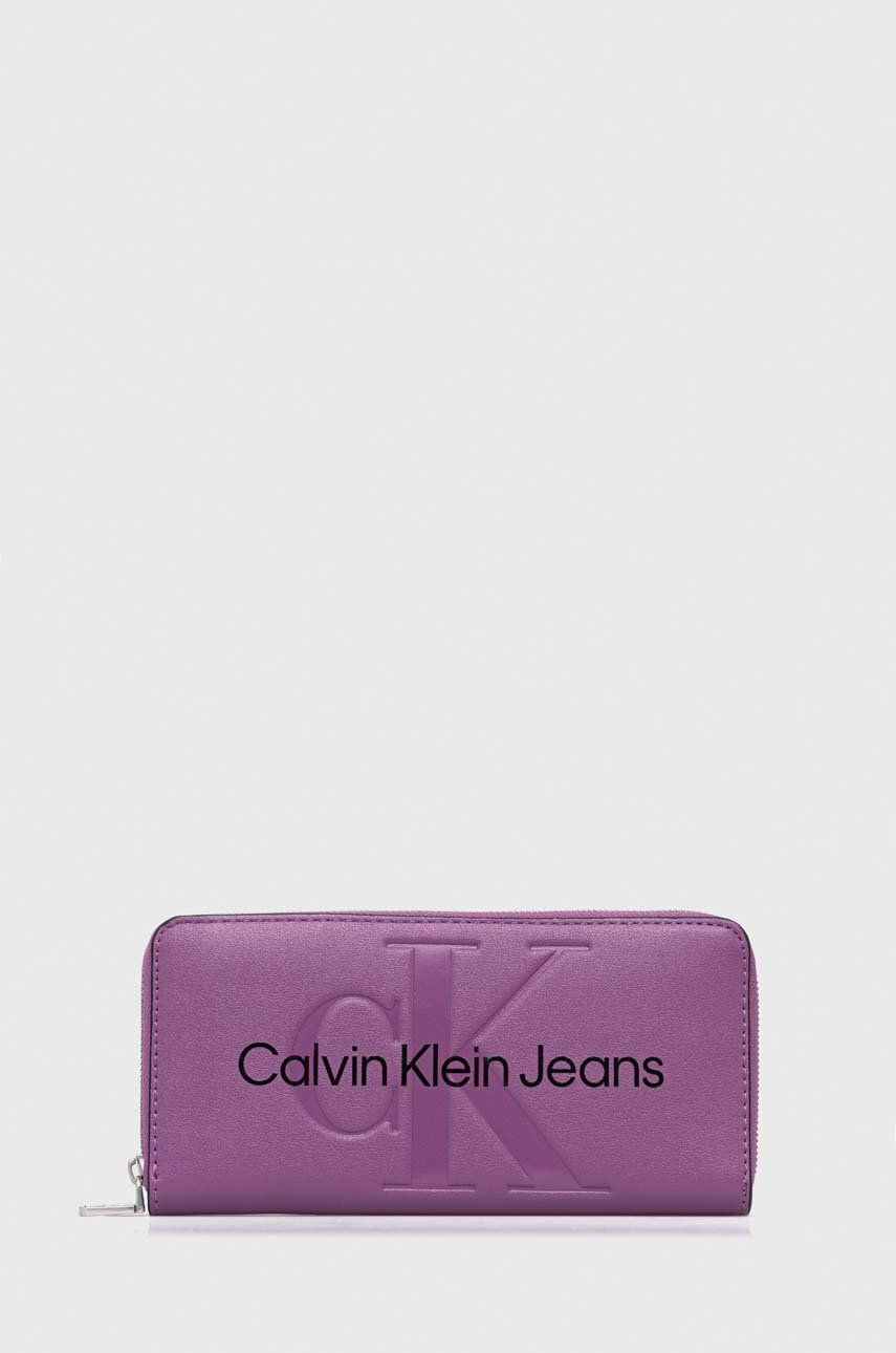 Calvin Klein Jeans pénztárca lila női - Pepit.hu