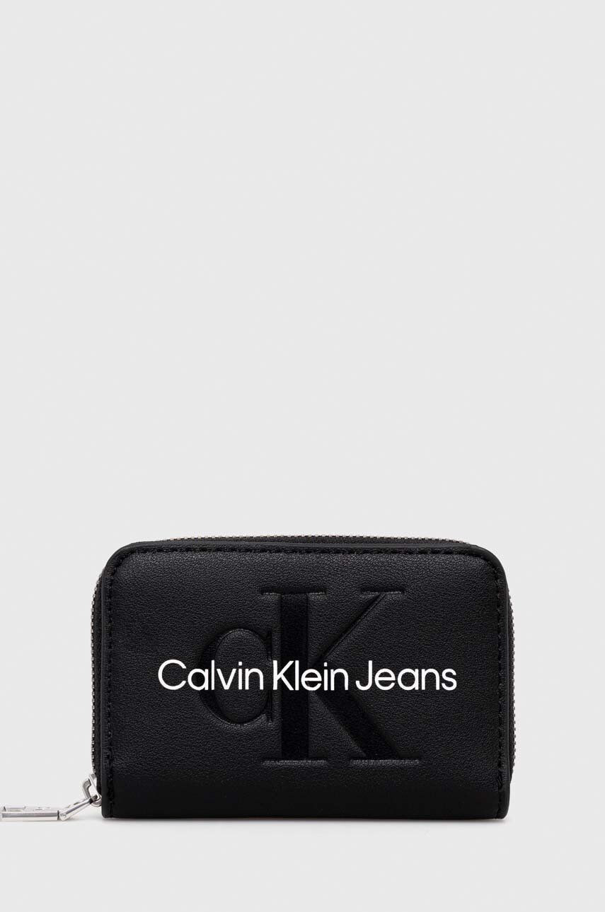 Calvin Klein Jeans pénztárca fekete női - Pepit.hu