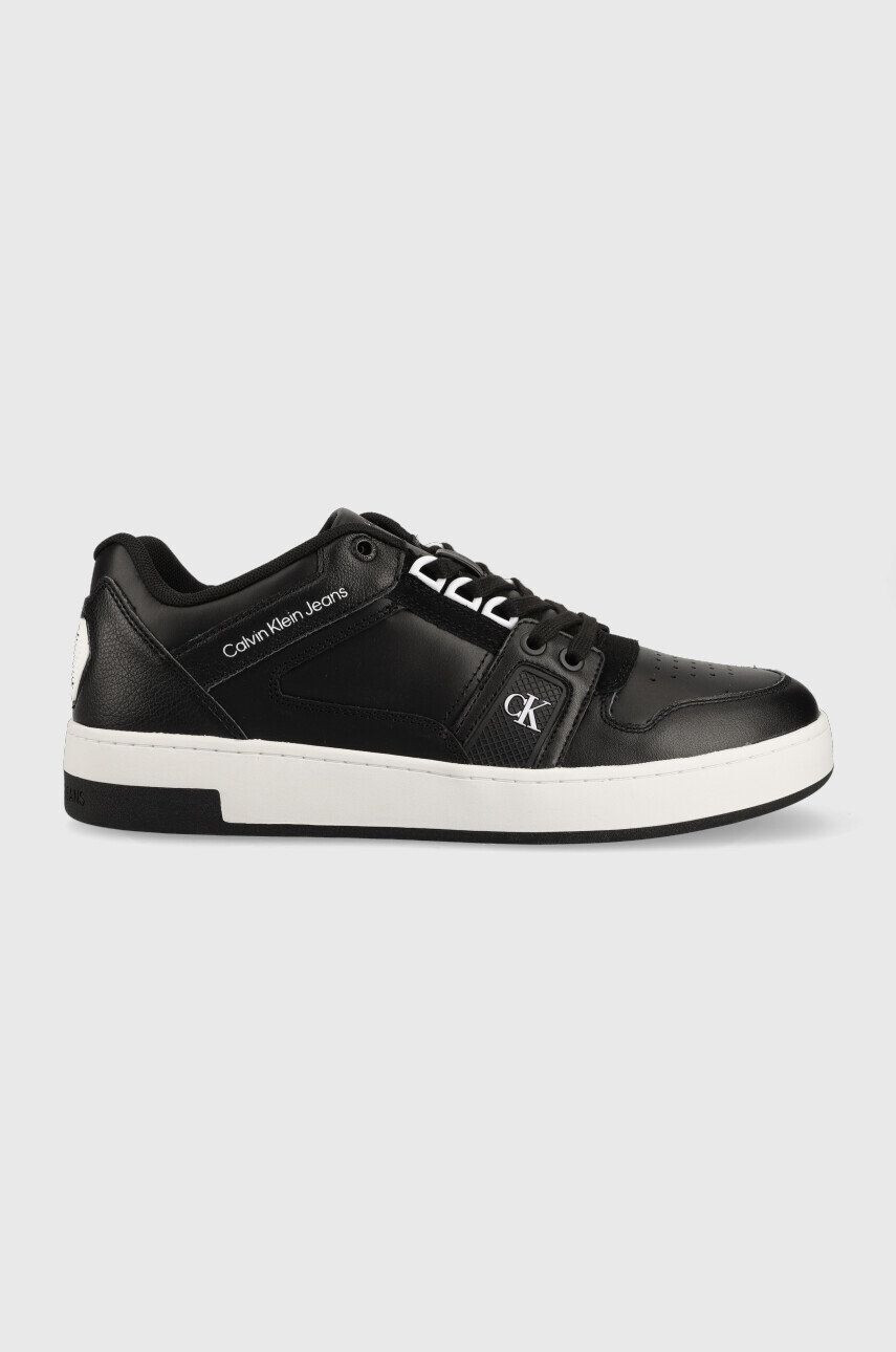 Calvin Klein Jeans sportcipő Cupsole Laceup Basket Low fekete - Pepit.hu