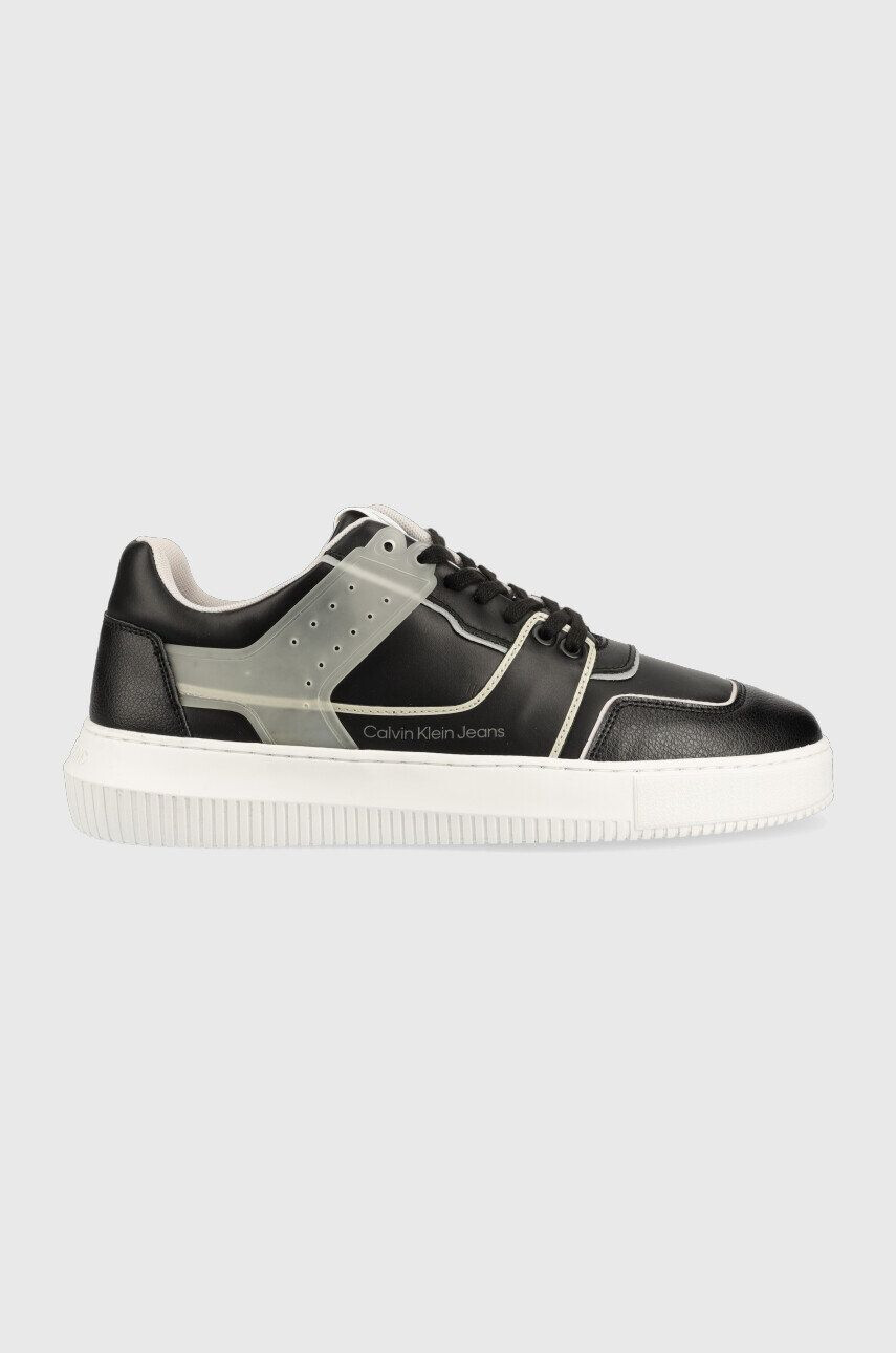 Calvin Klein Jeans sportcipő Chunky Cupsole Laceup Low fekete - Pepit.hu