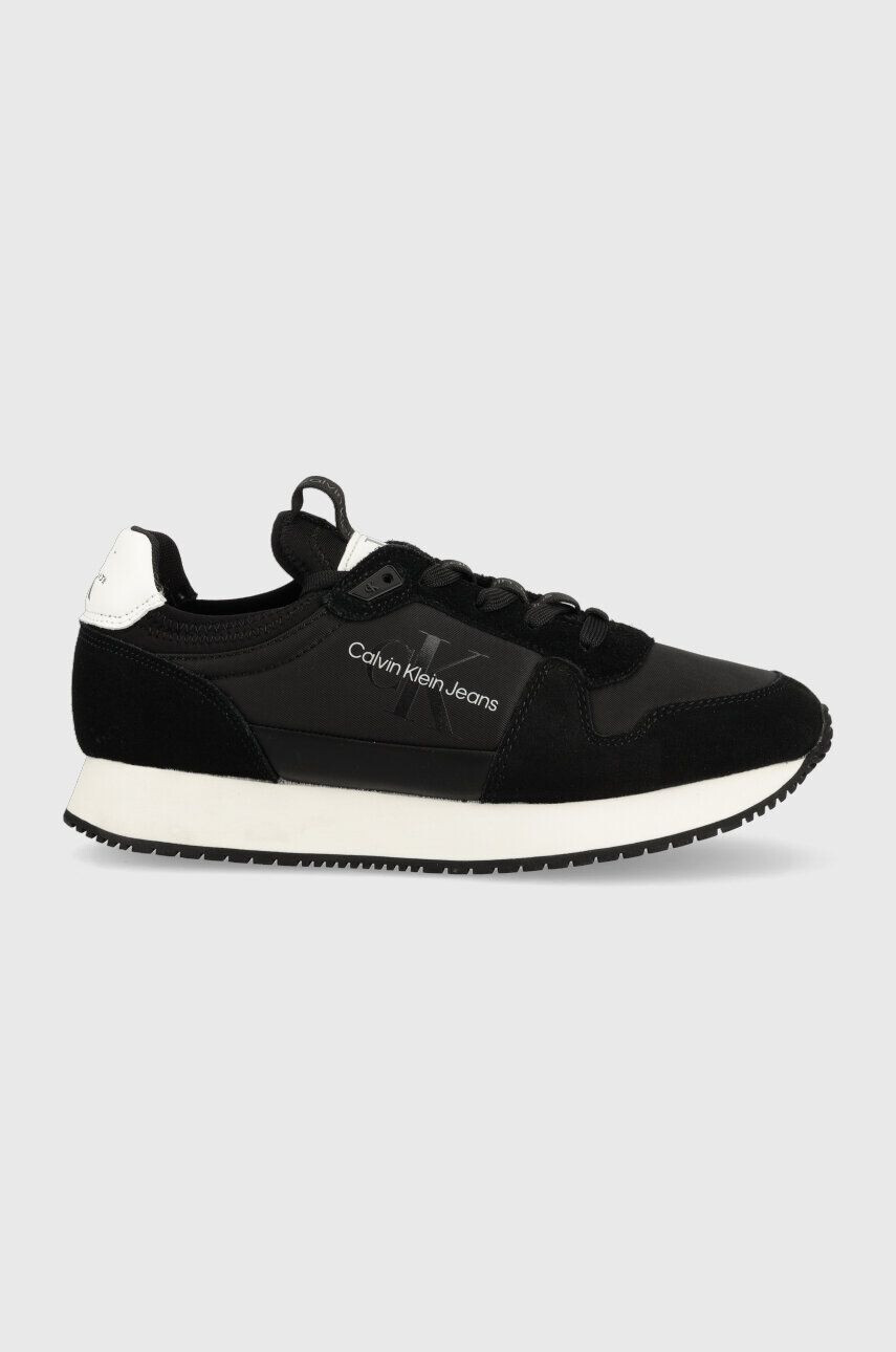 Calvin Klein Jeans sportcipő RETRO RUNNER LACEUP fekete YM0YM00712 - Pepit.hu