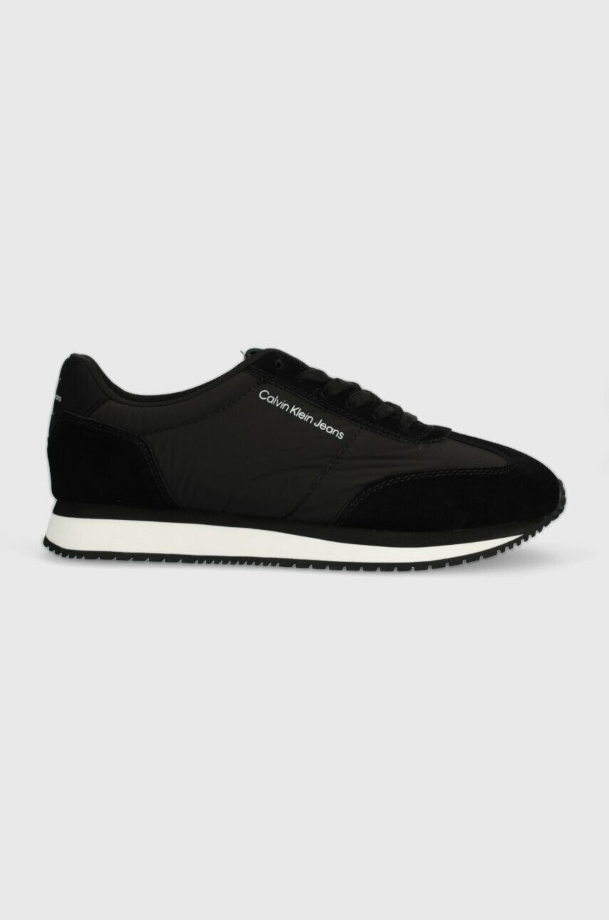 Calvin Klein Jeans sportcipő RETRO RUNNER WINGTIP MIX fekete YM0YM00620 - Pepit.hu