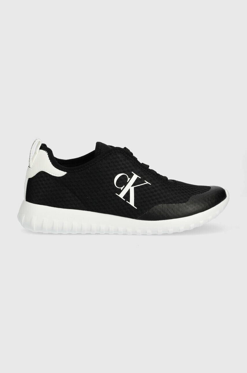 Calvin Klein Jeans sportcipő SPORTY RUNNER EVA SLIPON MESH fekete YM0YM00627 - Pepit.hu