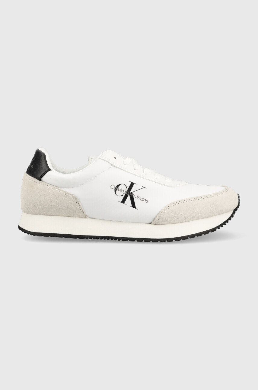 Calvin Klein Jeans sportcipő Ym0ym00683 Retro Runner Su-ny Mono fehér - Pepit.hu