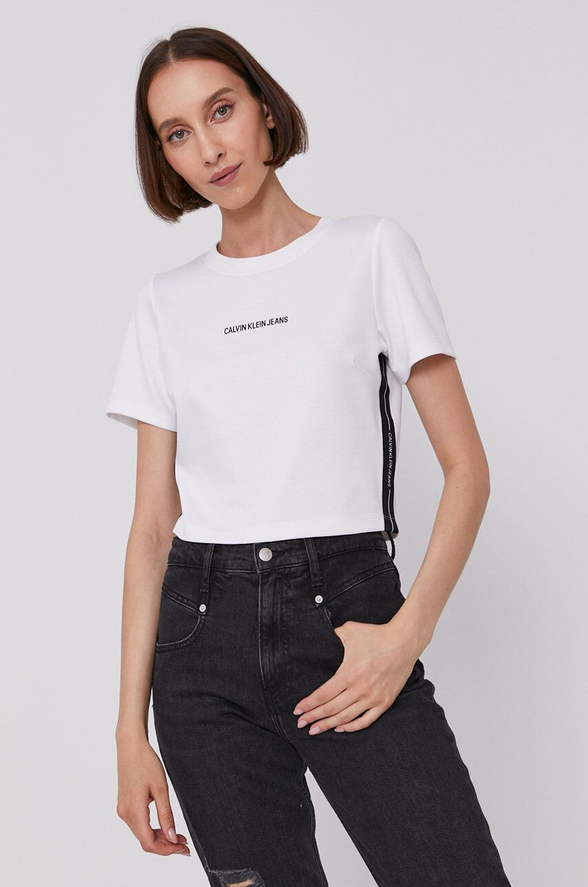 Calvin Klein Jeans t-shirt női fekete - Pepit.hu