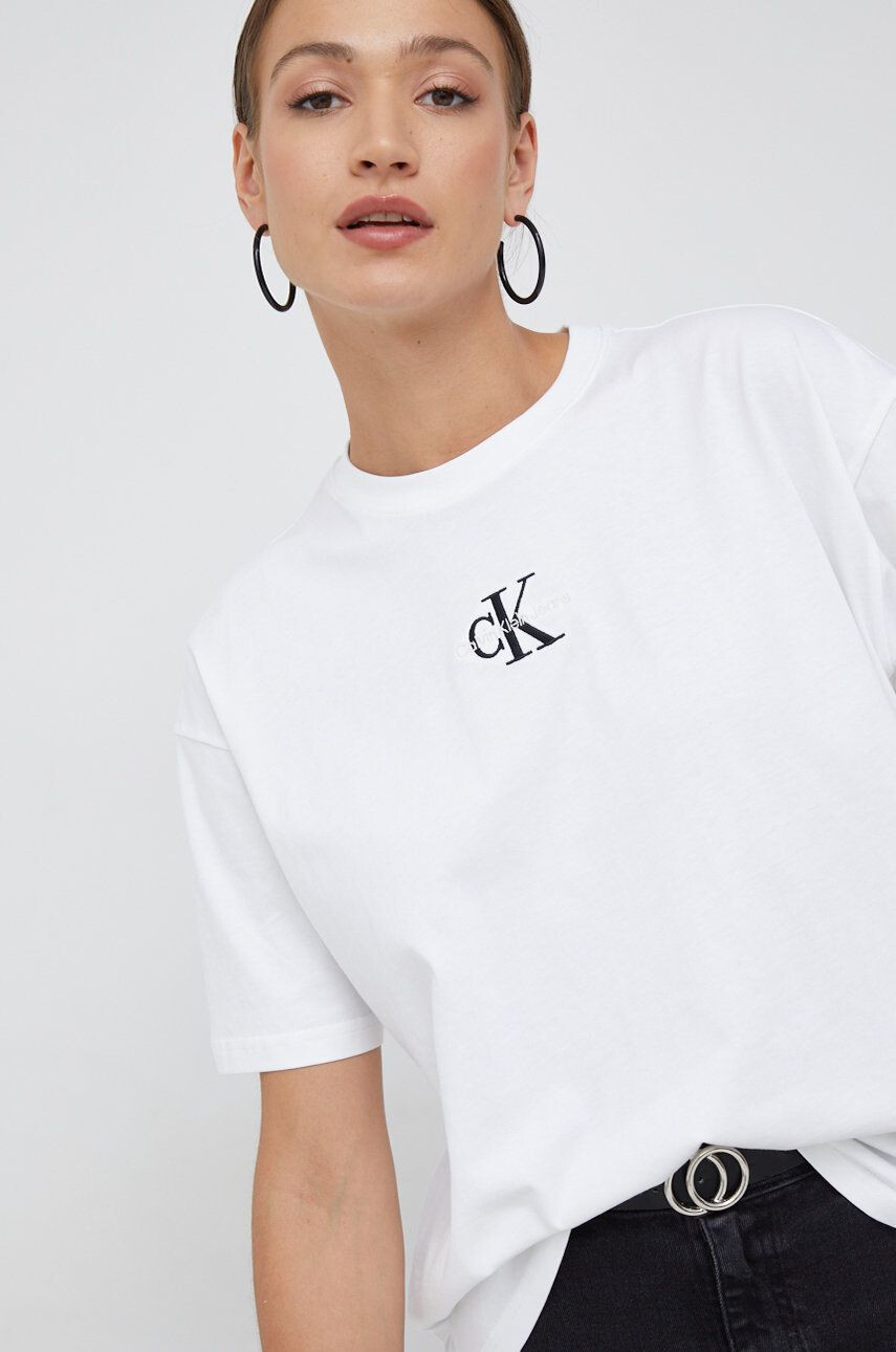 Calvin Klein Jeans t-shirt női fekete - Pepit.hu