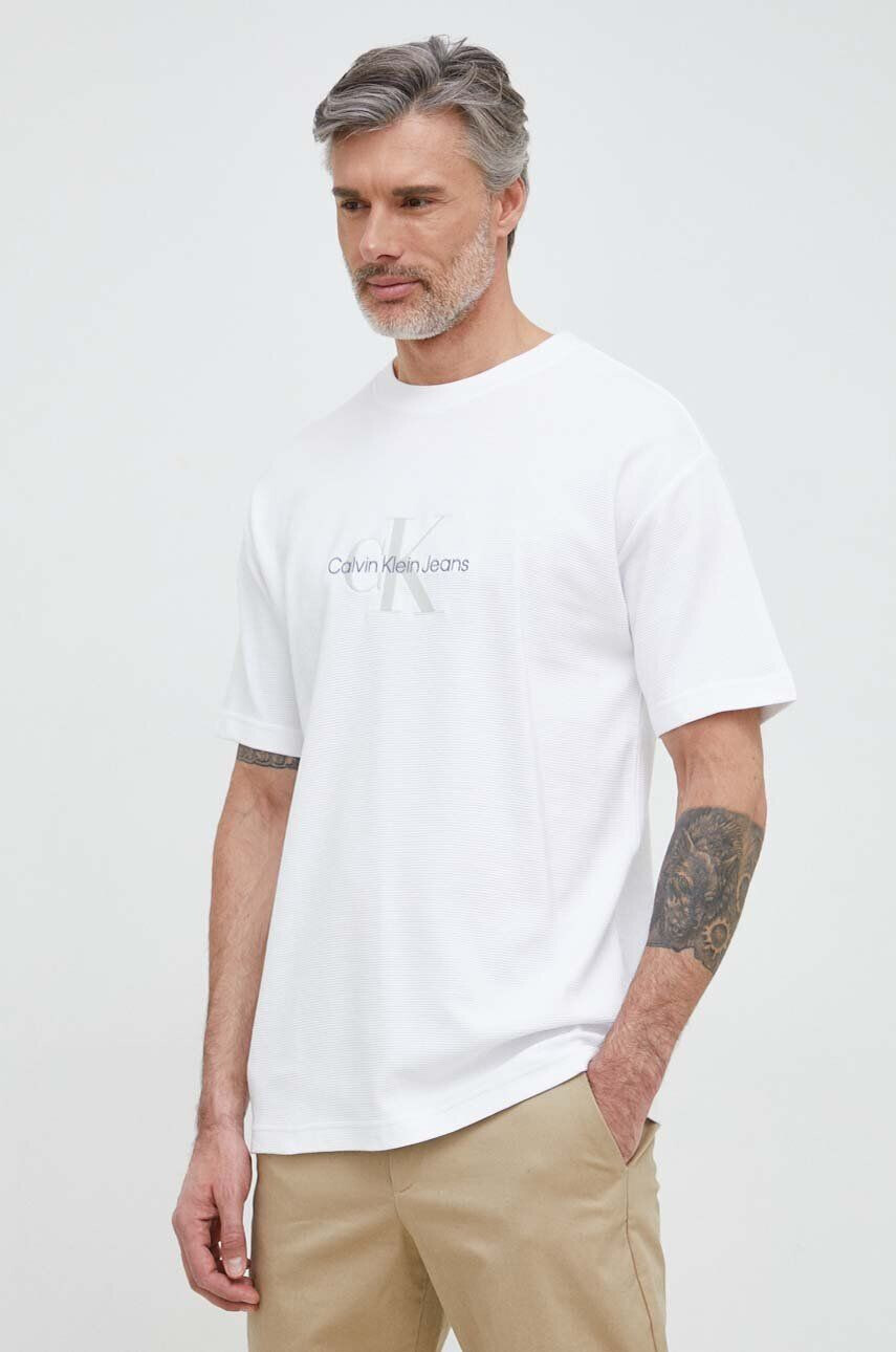 Calvin Klein Jeans t-shirt női fehér - Pepit.hu