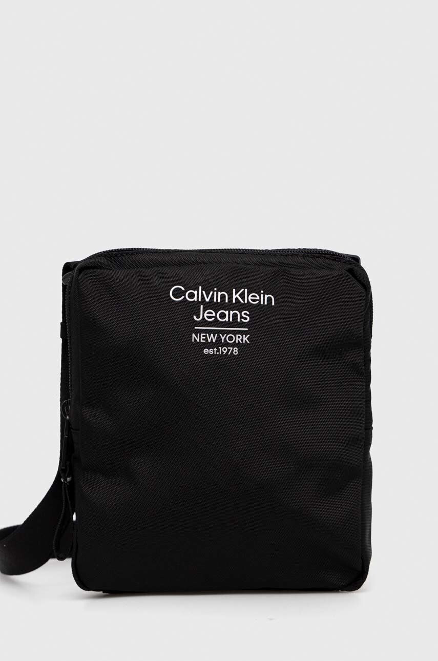 Calvin Klein Jeans táska fekete - Pepit.hu