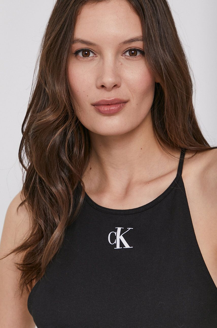 Calvin Klein Jeans top fekete - Pepit.hu