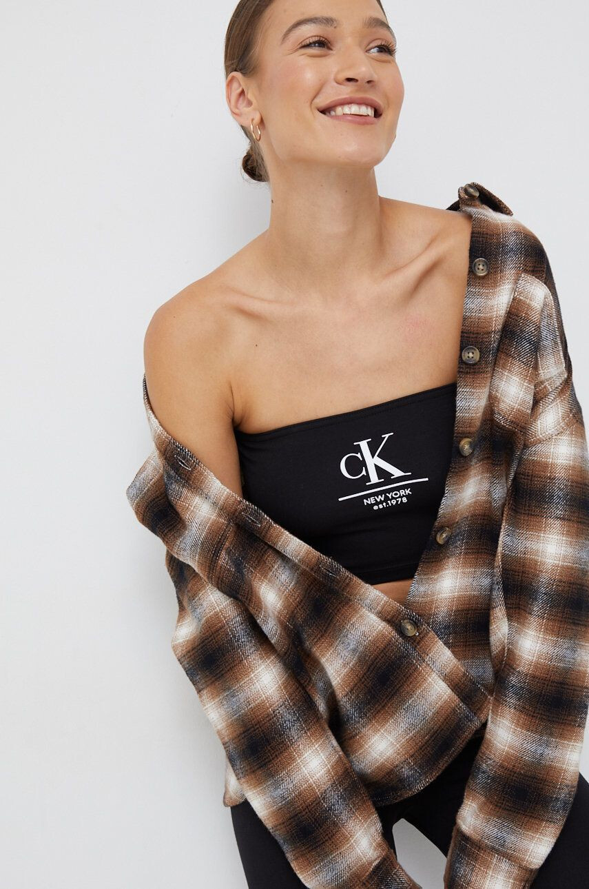 Calvin Klein Jeans top női fehér - Pepit.hu