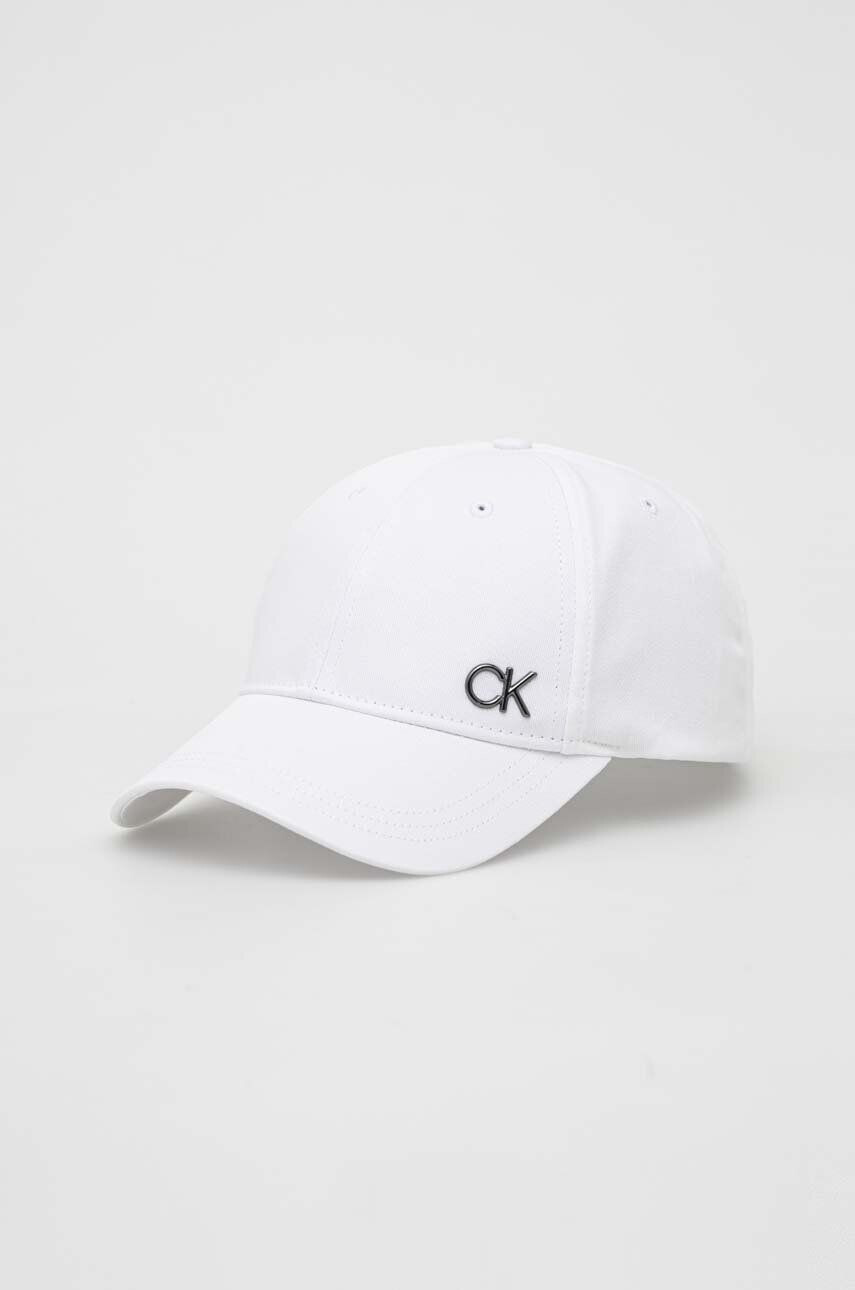 Calvin Klein pamut baseball sapka fehér sima - Pepit.hu