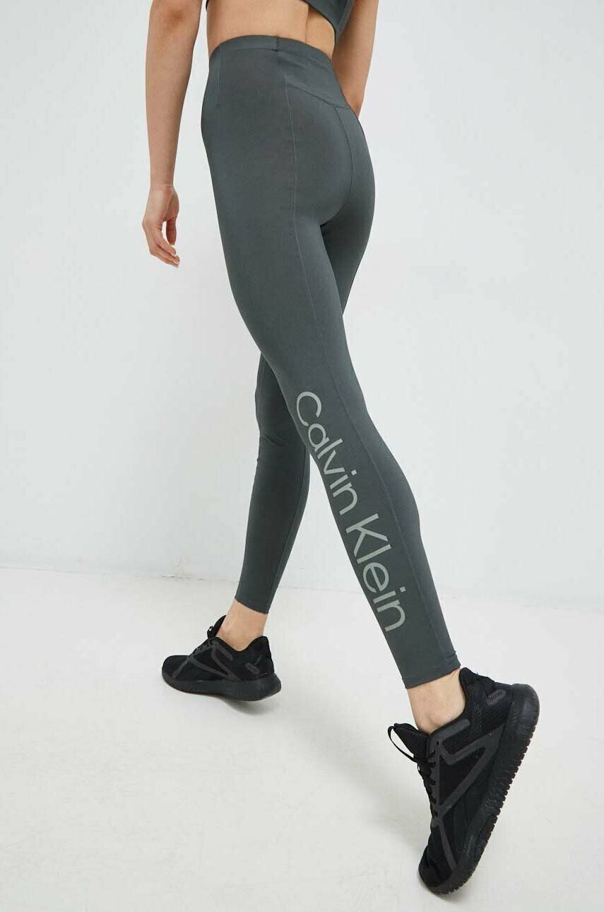 Calvin Klein Performance edzős legging Essentials lila nyomott mintás - Pepit.hu