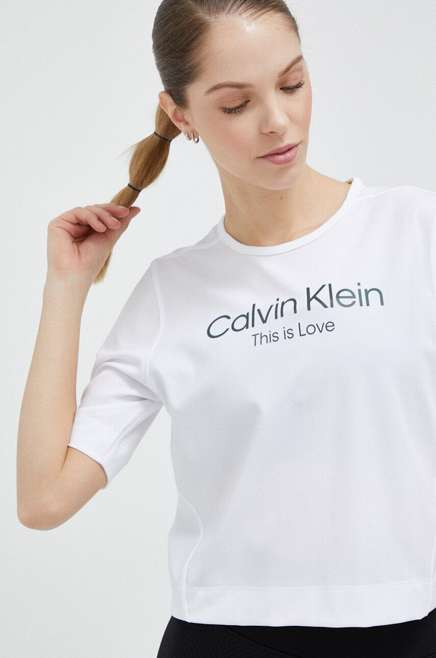 Calvin Klein Performance edzős póló Pride fehér - Pepit.hu