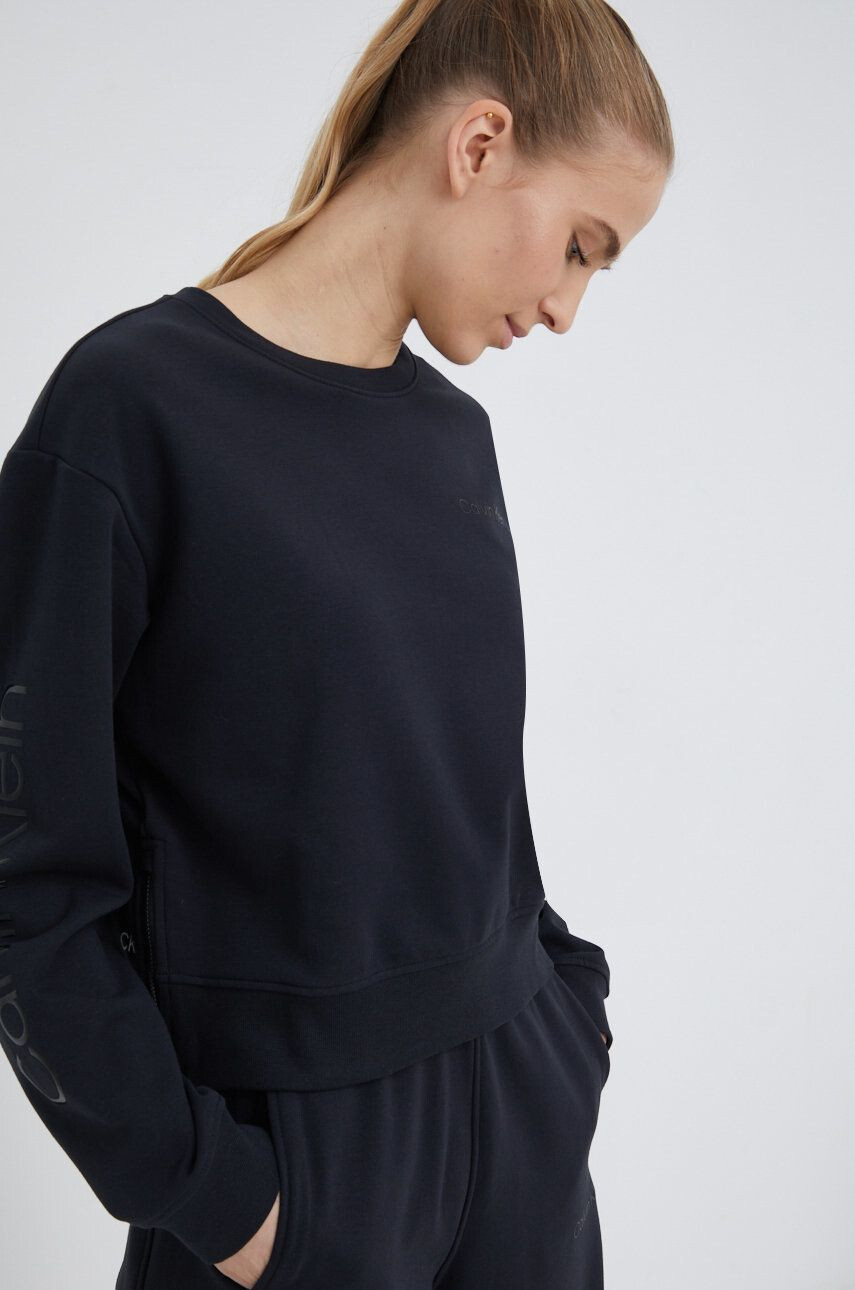 Calvin Klein Performance melegítő felső Modern Sweat fekete női sima - Pepit.hu