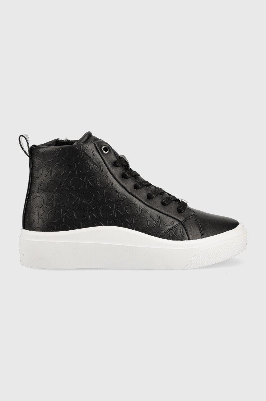 Calvin Klein sportcipő Cupsole Wave High Top fekete - Pepit.hu