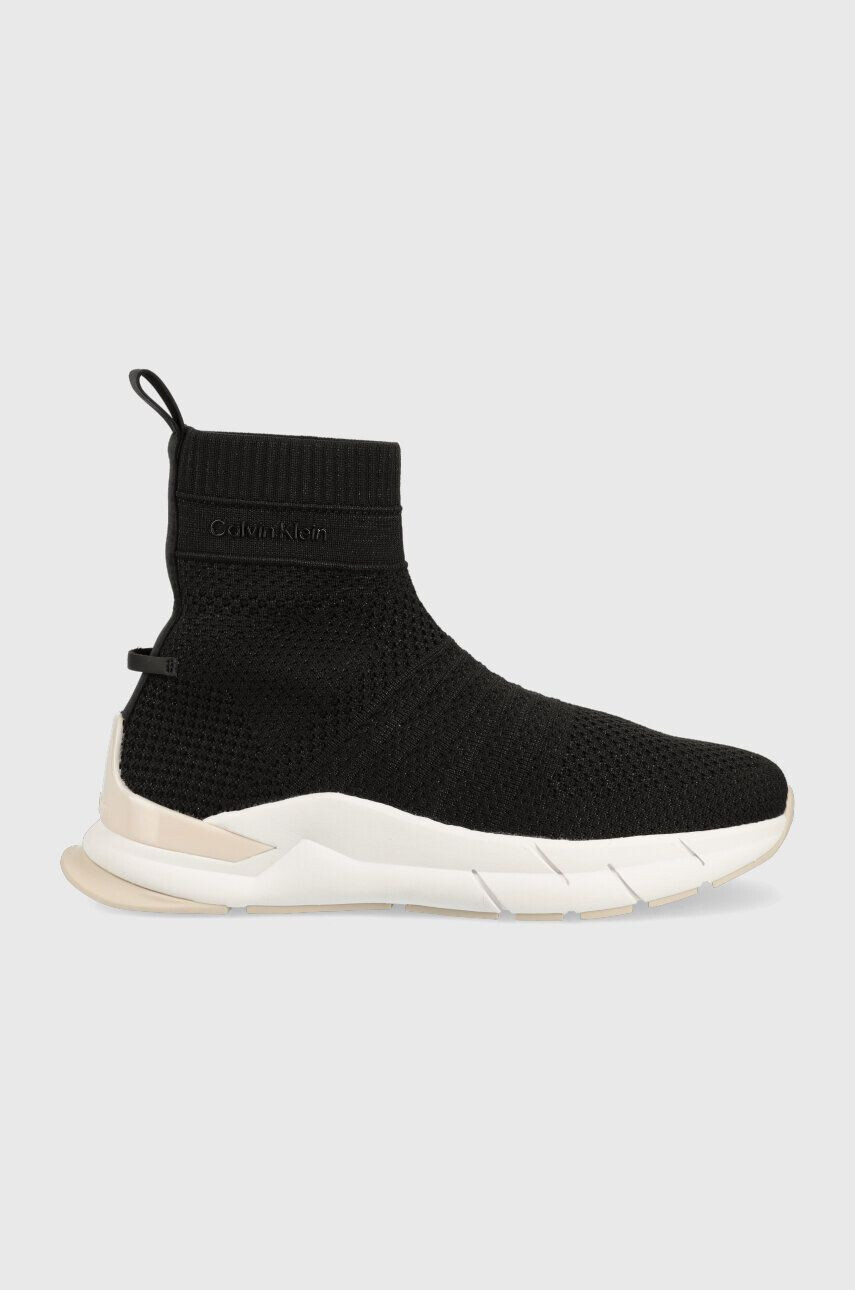 Calvin Klein sportcipő KNIT SOCK BOOT fekete HW0HW01539 - Pepit.hu