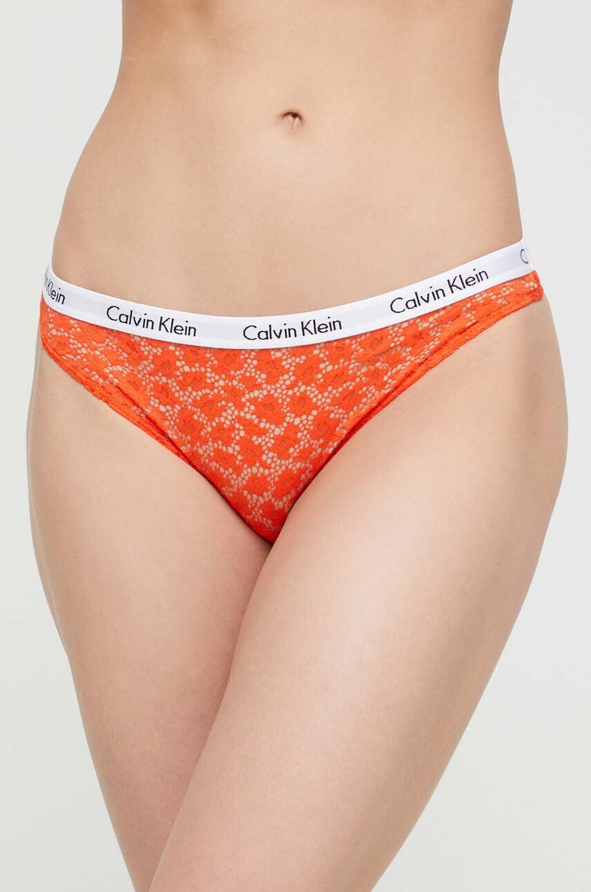 Calvin Klein Underwear brazil bugyi narancssárga - Pepit.hu