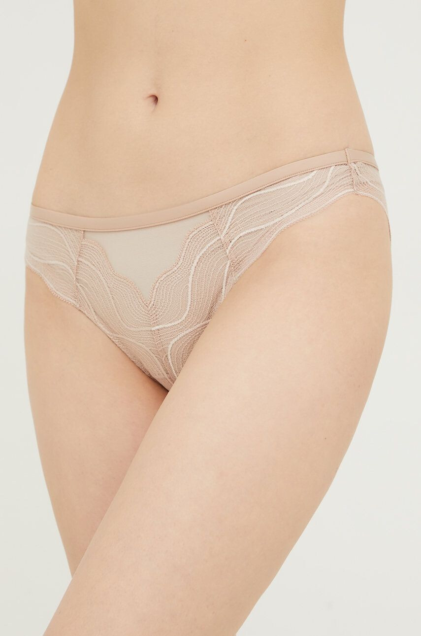 Calvin Klein Underwear bugyi bézs - Pepit.hu