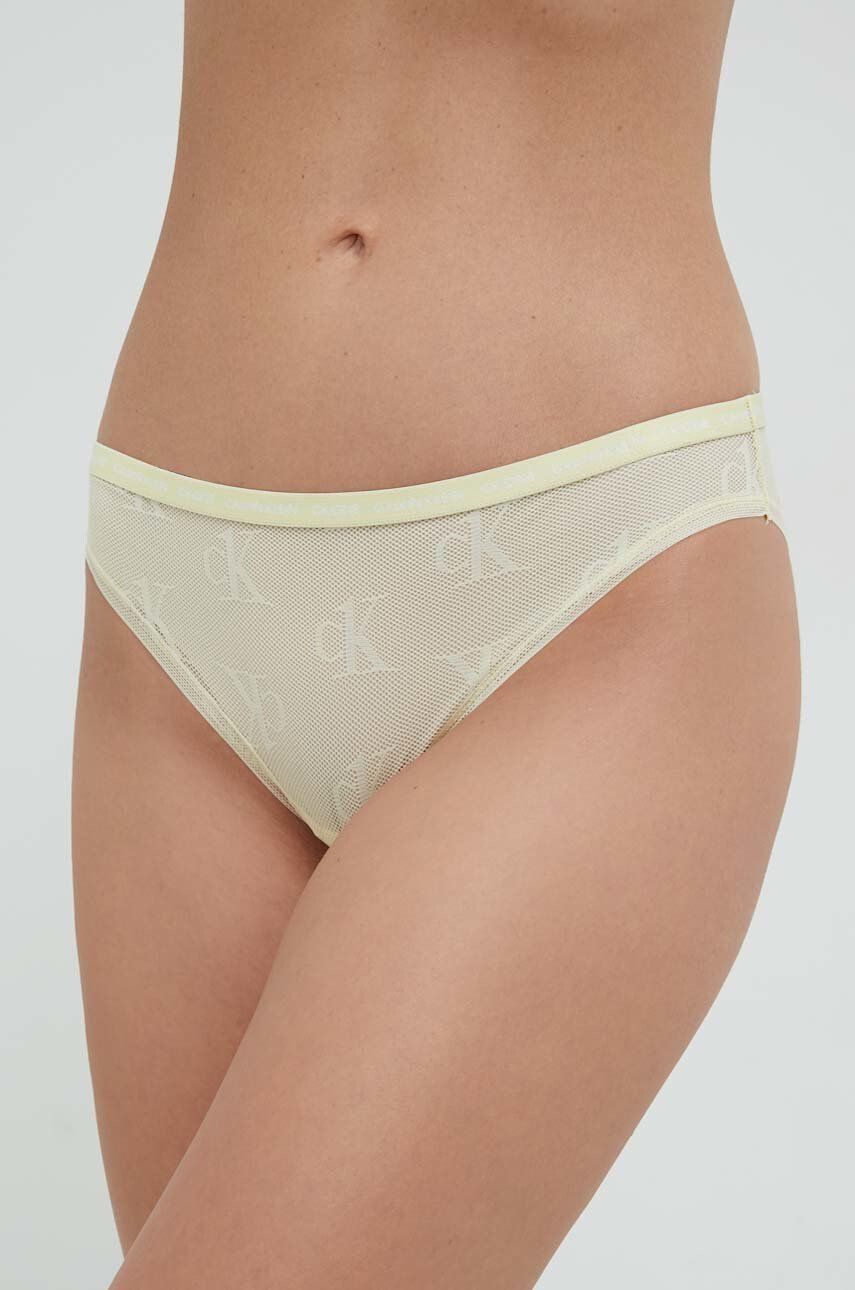 Calvin Klein Underwear bugyi sárga - Pepit.hu