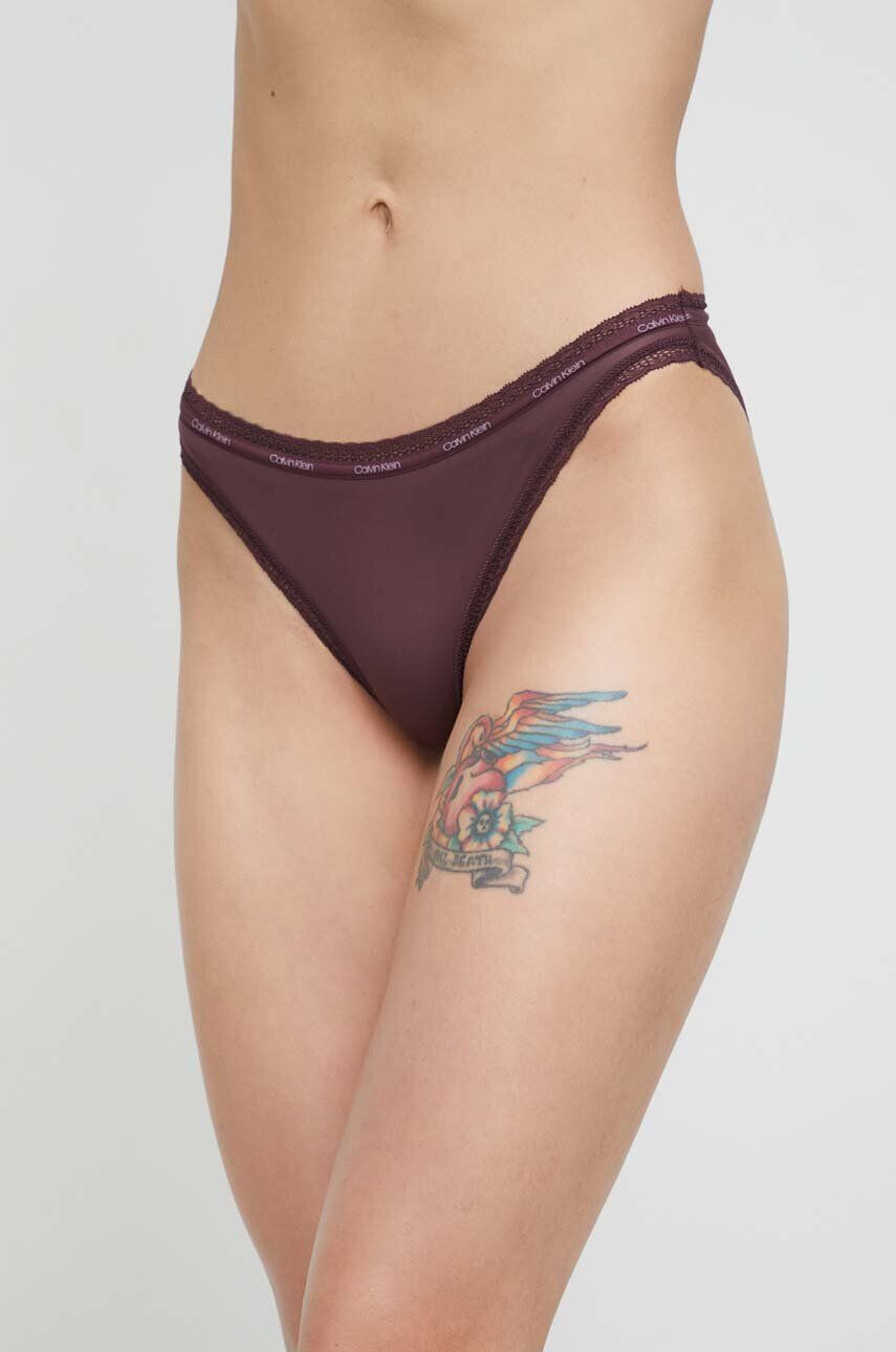 Calvin Klein Underwear bugyi lila - Pepit.hu