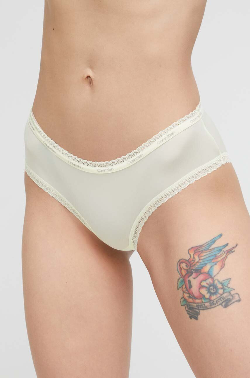 Calvin Klein Underwear bugyi sárga - Pepit.hu