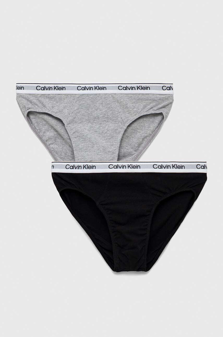 Calvin Klein Underwear gyerek bugyi 2 db szürke - Pepit.hu