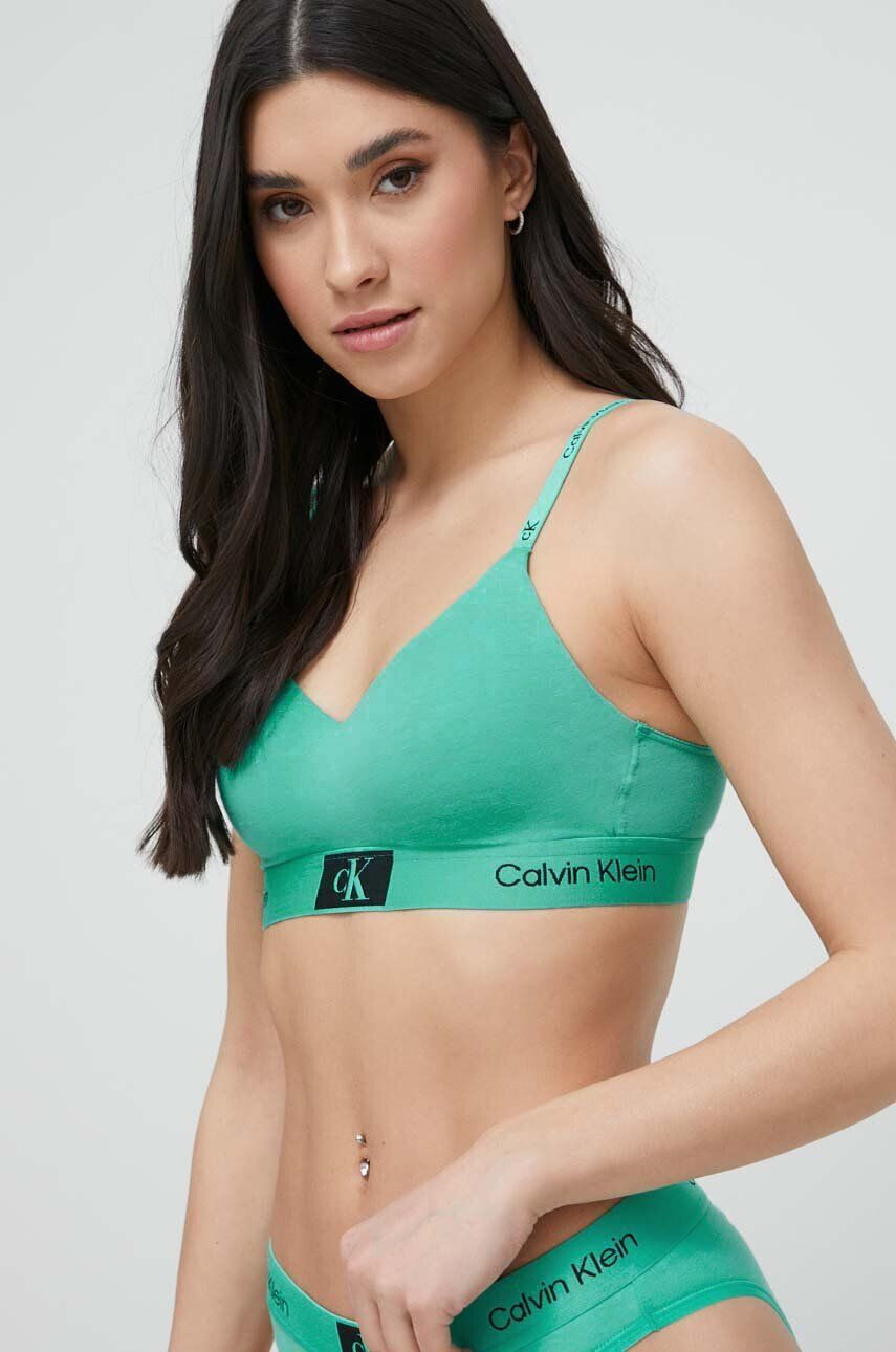 Calvin Klein Underwear melltartó türkiz sima - Pepit.hu