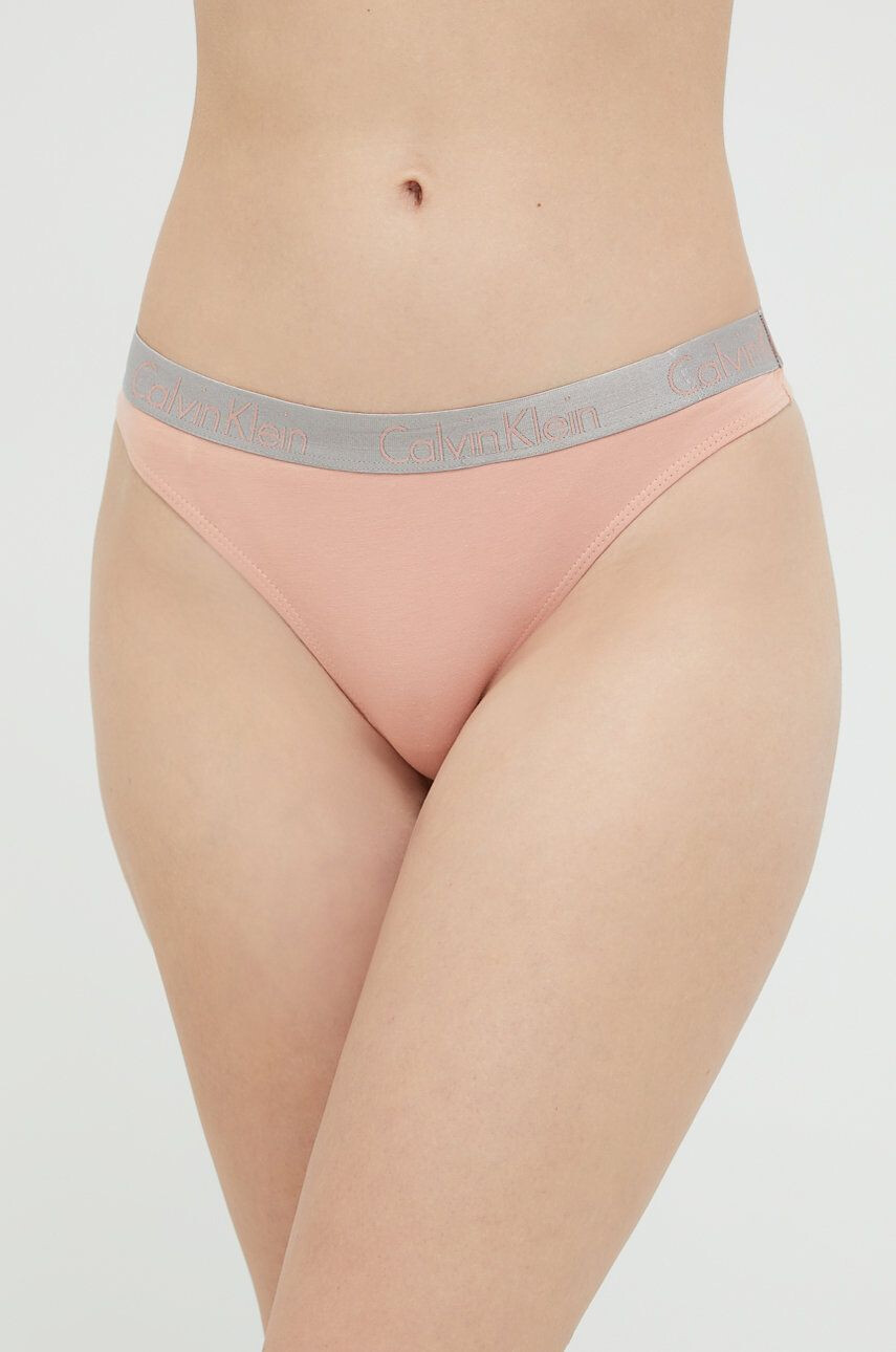 Calvin Klein Underwear tanga narancssárga - Pepit.hu