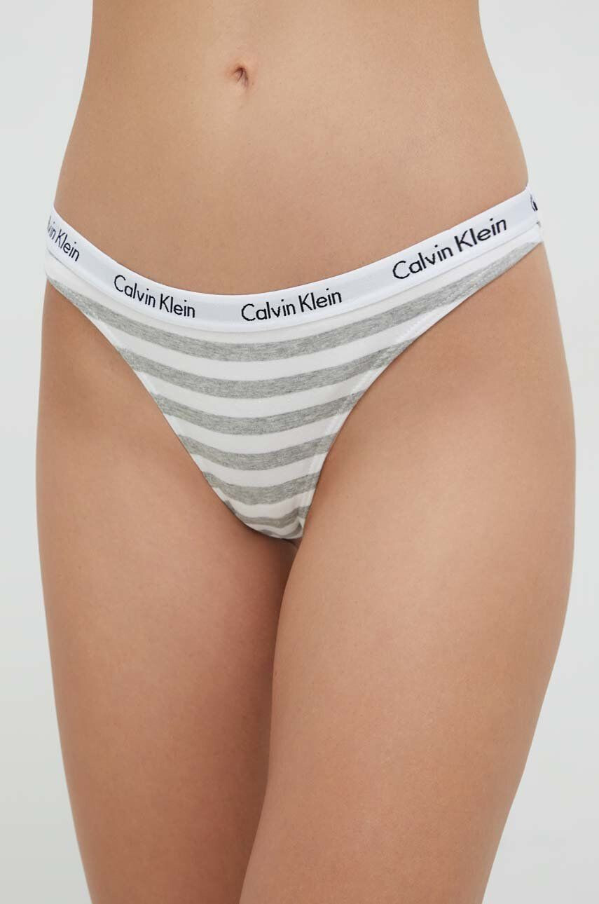 Calvin Klein Underwear tanga szürke - Pepit.hu